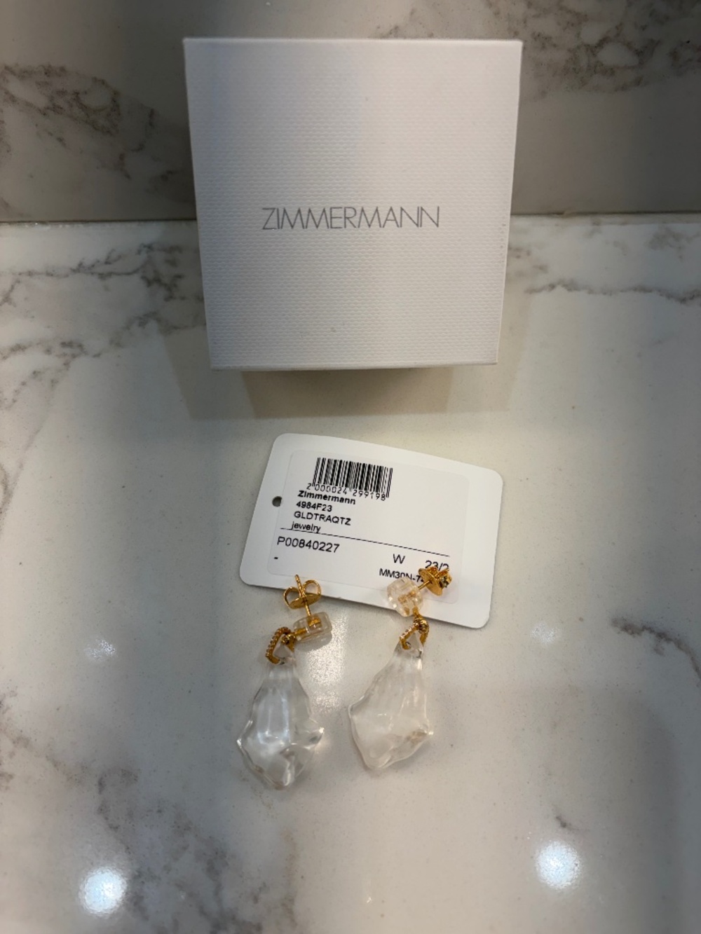 Zimmermann crystal chandelier earrings - Picture 4 of 9